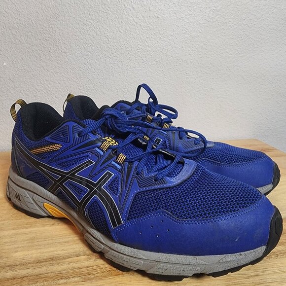 ASICS Shoes Sneaker Mens Size 13 Blue Black GEL-Venture 8 Trail Running 1011A824 main image 8